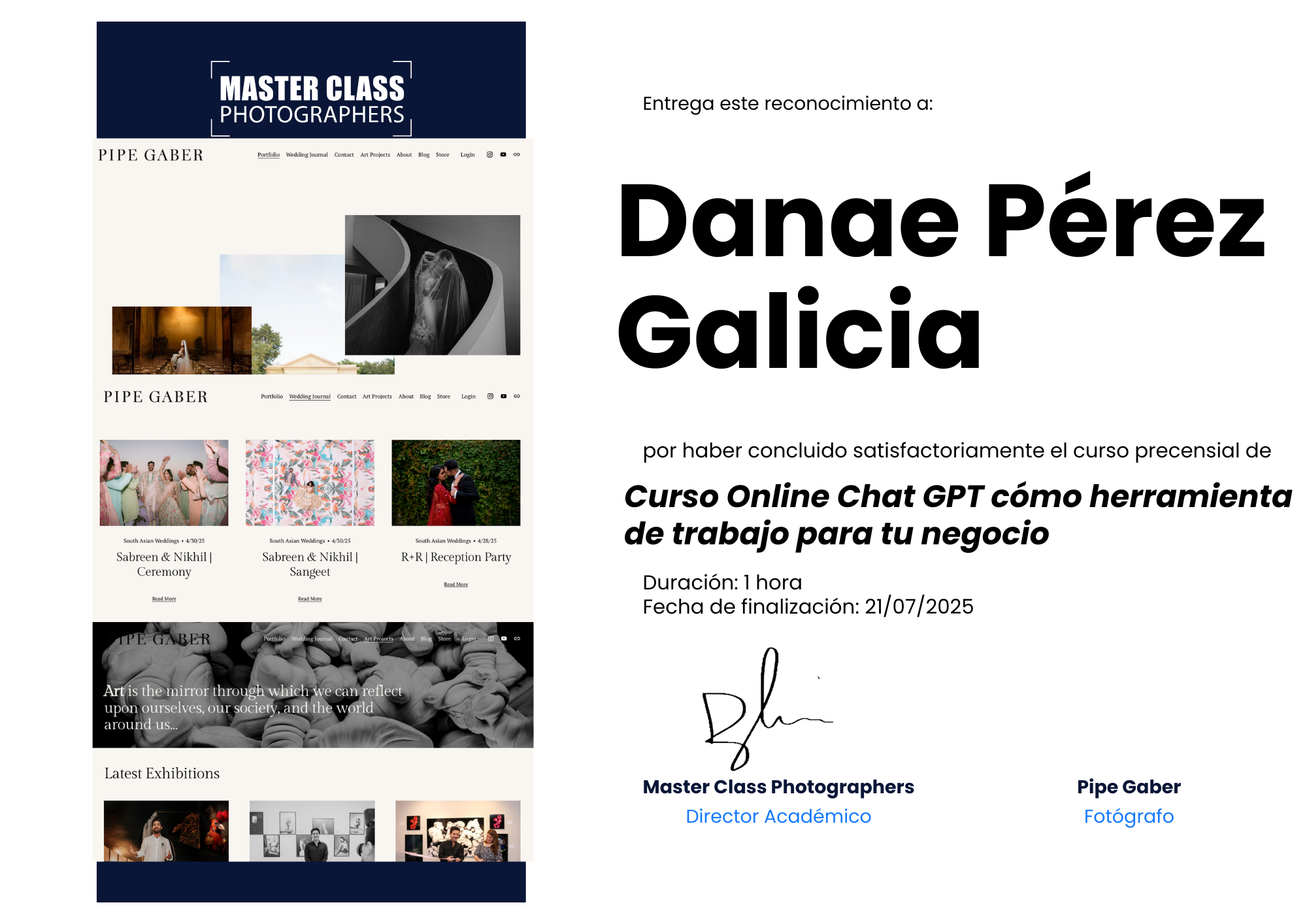 certificado